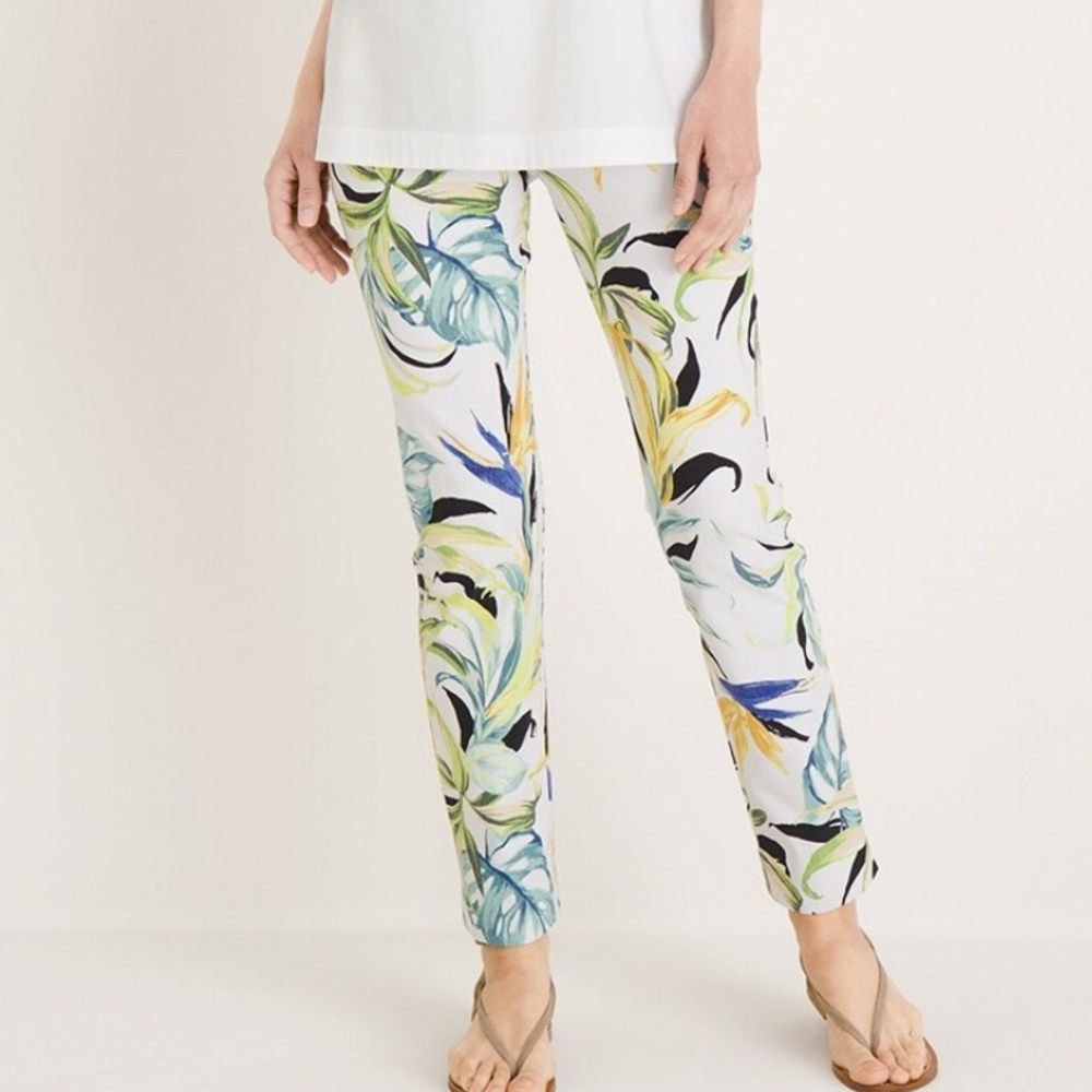 Chicos So Slimming Brigitte Slim Ankle Pants Chico’s Size 1.5 (10)
